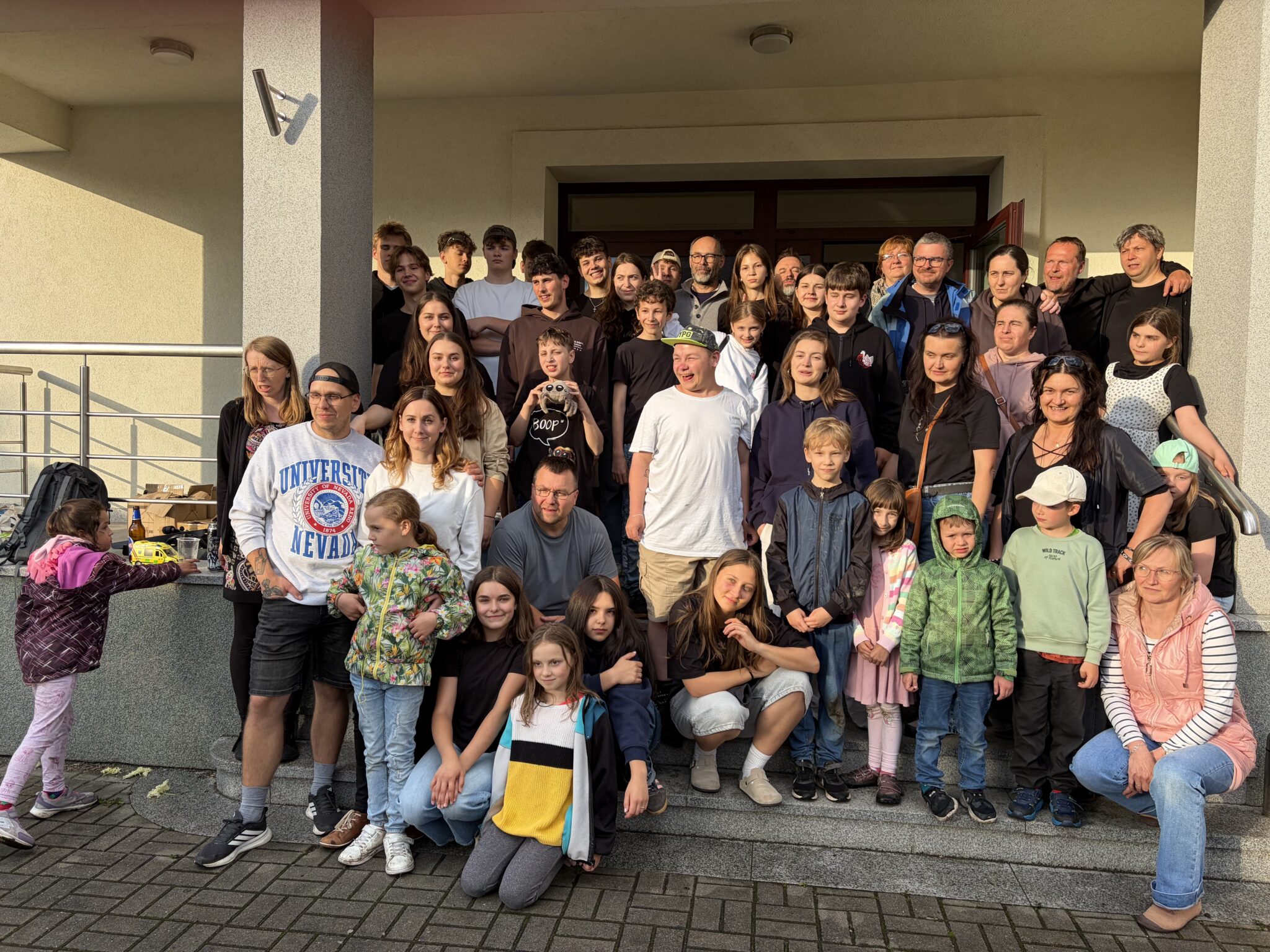 A group photo after the performance